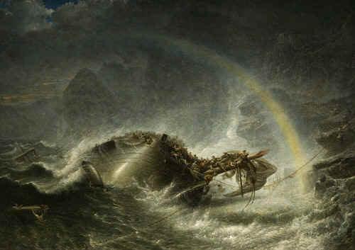 unknow artist The Shipwreck by Francis Danby